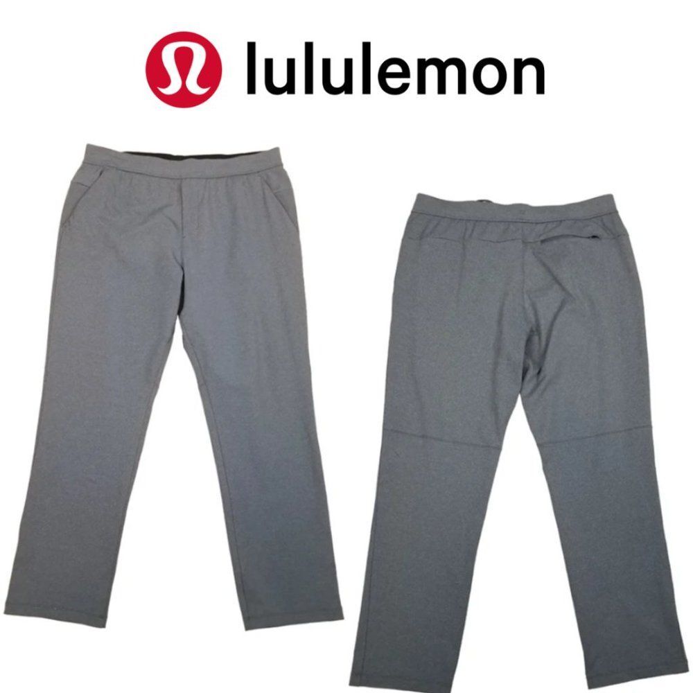Luluemon Grey Jogger Pants (Size 12)
